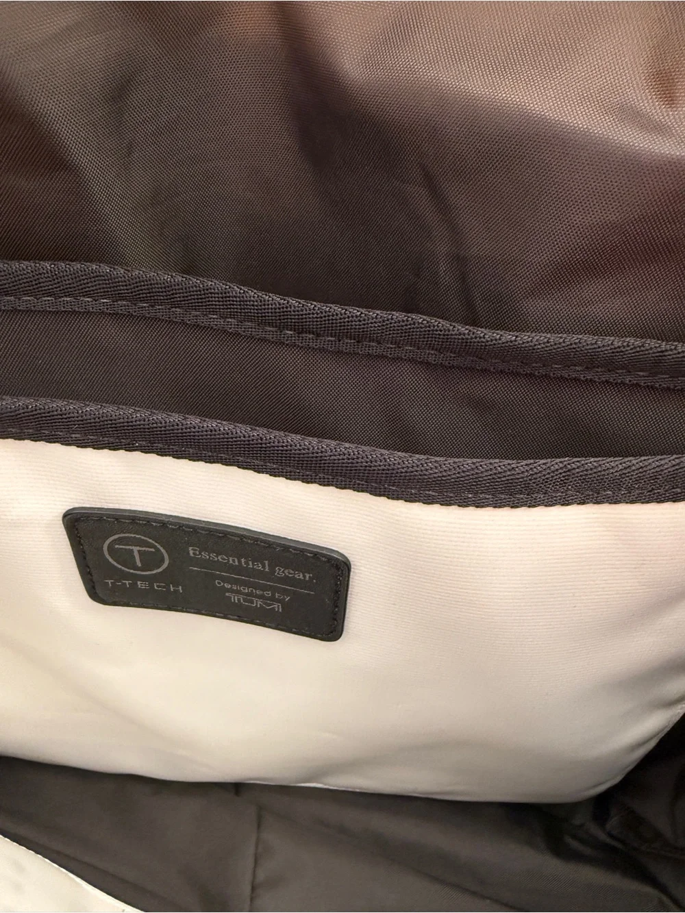 T-Tech by TUMI White Tactical Technical Messenger Bag Crossbody Techwear 59671WT